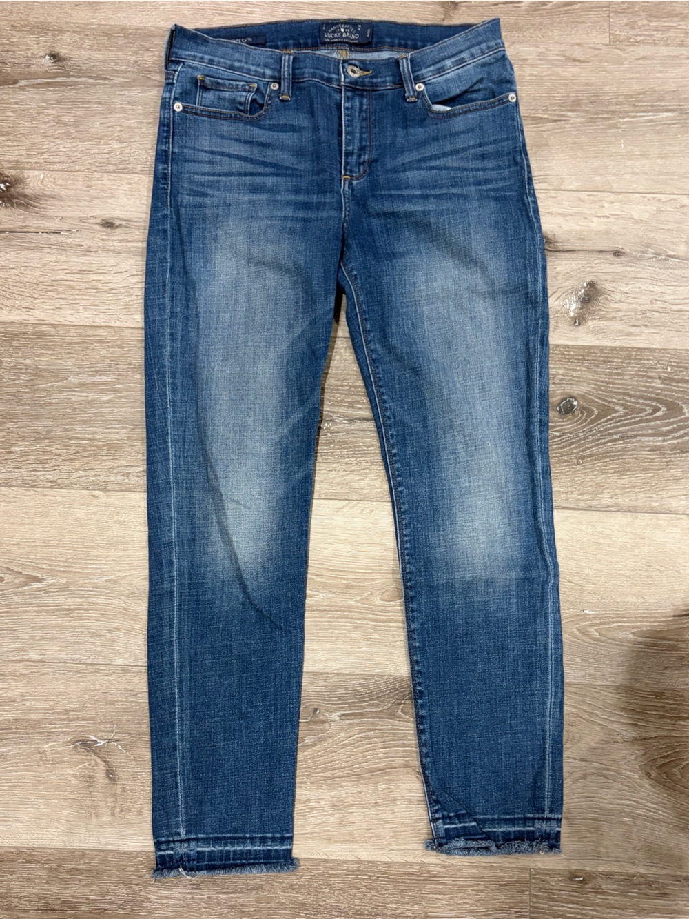 Lucky Brand Women's Dark Blue Skinny Jeans